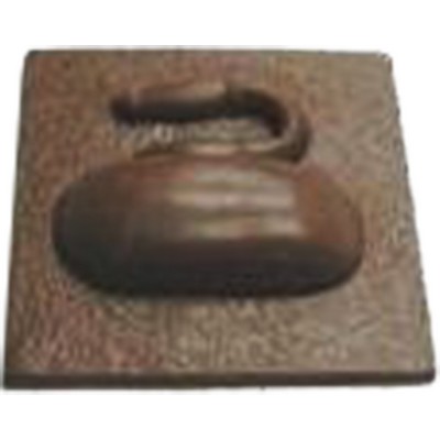4" Square Custom Molded Chocolate