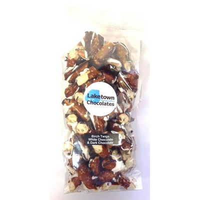White/Dark Chocolate Birch Twigs Pretzel Pieces