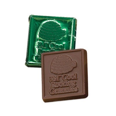 1.75" Square Custom Molded Chocolate
