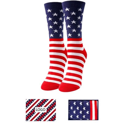 Patriotic American Flag Socks