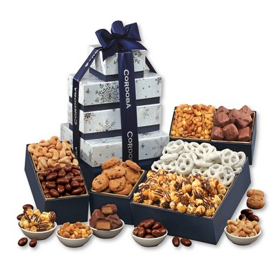 Grand Gourmet Snowflake Tower