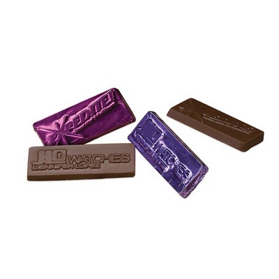 Rectangle Custom Molded Chocolate (2.5" x 1.0")